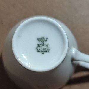 Juego de Café Porcelana KPM Krister Alemania - imagen 7