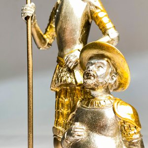 Figura de Don Quijote y Sancho Panza, 23 cm - imagen 4