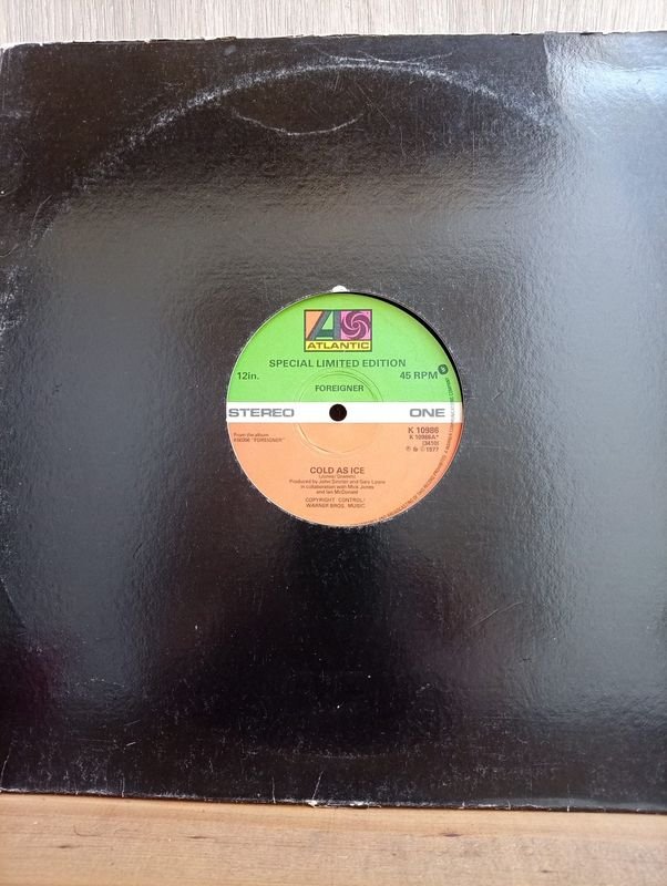 Disco Vinilo Maxi 12" Foreigner Cold As Ice 1977 USA