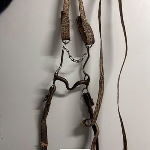 Freno de Caballo de Cuero y Metal - imagen 2