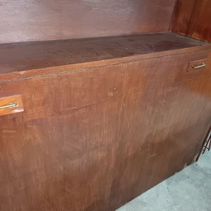 Cama Repisa Antigua de Madera - imagen 4