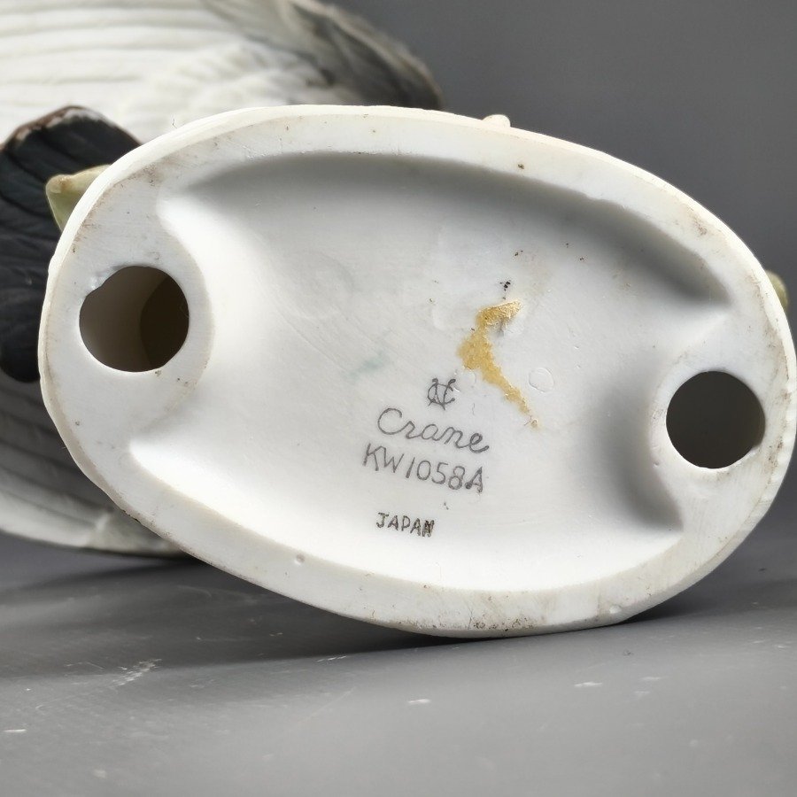 Figuras de pájaros y grullas de porcelana - imagen 13