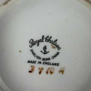 Lechera Vintage de Porcelana Inglesa Royal Chelsea con Flores - imagen 4