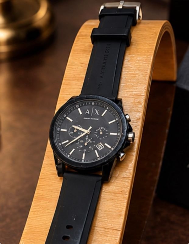 Reloj Armani Exchange AX1326 Outerbanks Cronógrafo Negro Hombre