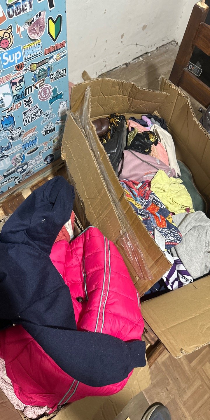 Lote anterior: Ropa usada en cajas