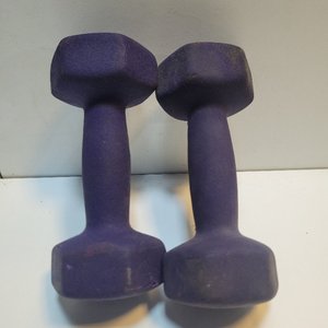 Par de Mancuernas de 3 kg Color Violeta - imagen 4
