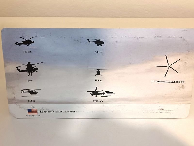 Modelo de Helicóptero Eurocopter HH-65C Dolphin en Escala 1:72 - imagen 3