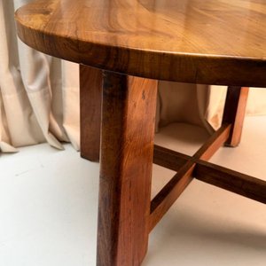Mesa Circular de Madera Maciza de Calidad - imagen 3