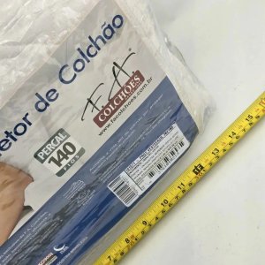 Protector de Colchón 1 Plaza F.A. Colchões Percale 140 Hilos - imagen 4