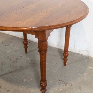 Mesa de Comedor Inglesa Circular en Roble - imagen 2