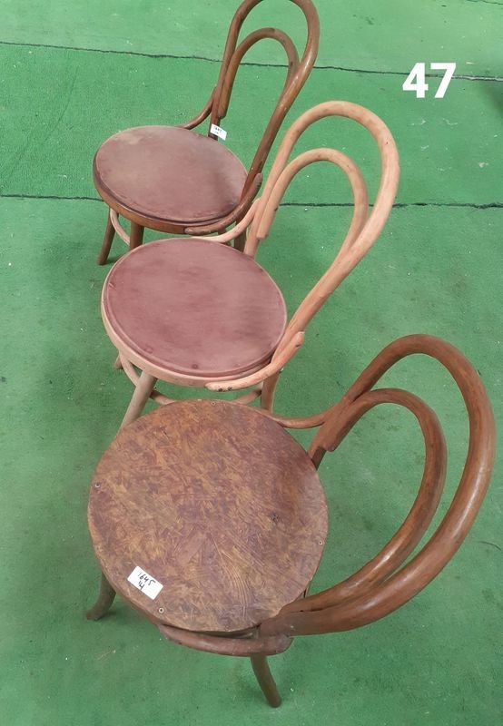 Sillas Thonet de Asiento de Enchapado - imagen 2