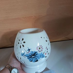 Par de Hornitos Aromáticos de Cerámica Blanca - imagen 4