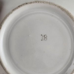 Juego de 6 Tazas de Té o Café con Diseño Romántico y Bordes Dorados - imagen 7