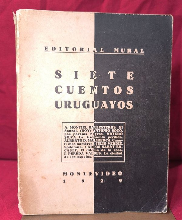 Siete Cuentos Uruguayos - 1ra Edición Editorial Mural (1929) - imagen 1