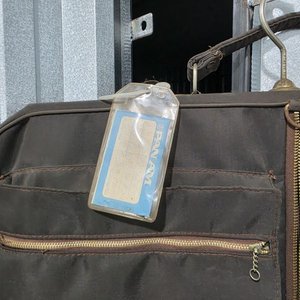 Funda de Ropa Vintage Impermeable con Etiqueta PAN AM 1971 - imagen 4