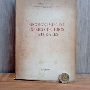 Lote siguiente: Libro Derecho Civil: Reconocimiento Expreso de Hijos Naturales - Montevideo 1953