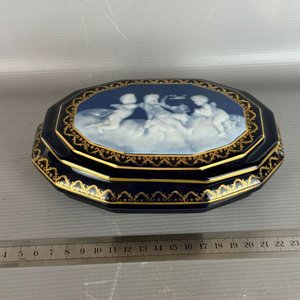 Bombonera o Joyero de Porcelana Limoges Firmada Camille Tharaud (Años 30) - imagen 5