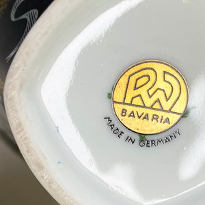 Dos Floreros de Porcelana Checa y Bavaria - imagen 7