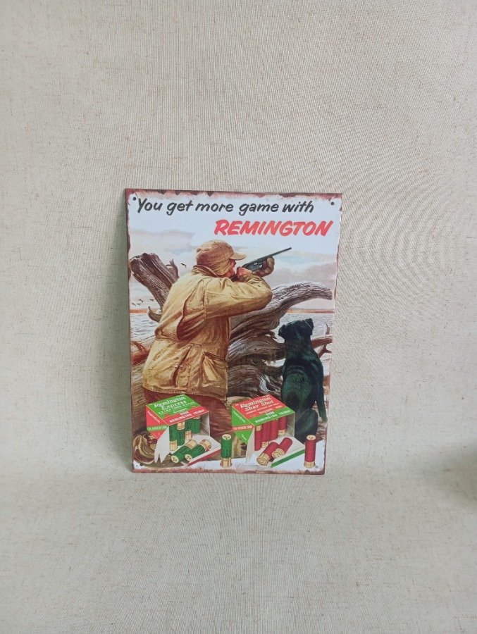 Chapa decorativa Remington de 19,5 x 28 cm - imagen 2