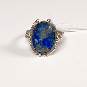 Anillo de Plata con Lapislázuli Ovalado - imagen 3