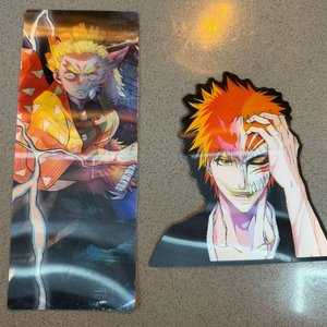 Stickers de Anime: Ichigo Kurosaki y Nezuko Kamado - imagen 2