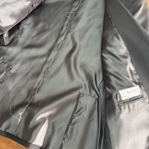 Saco Negro Talle 52 Nuevo - imagen 3