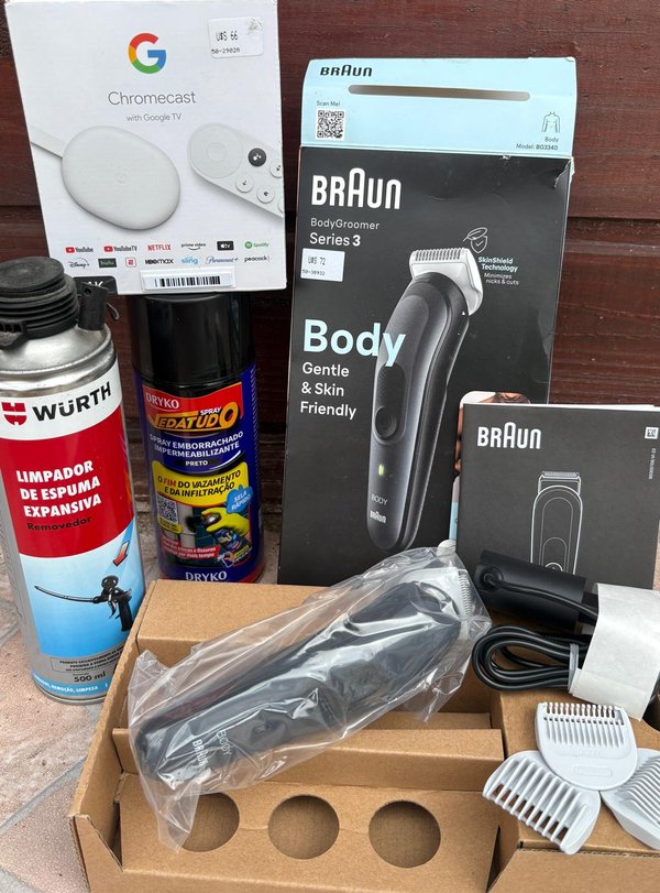 Set de Cuidado Personal Braun Bodygroom Series 3 y Accesorios