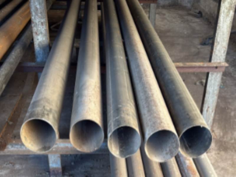 Lote de 5 tubos de acero inoxidable de 11,5 mm