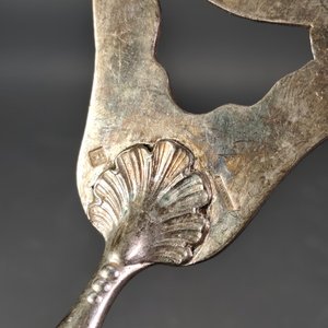Par de Piezas de Servir "Scholberg" Antiguas de Plata - imagen 11