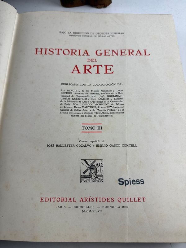 Colección de libros antiguos sobre arte en 4 tomos - imagen 8