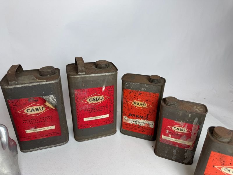 9 latas de lubricantes vacías para venta - imagen 5