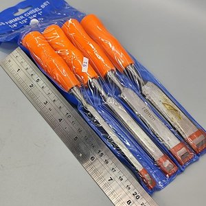 Juego de 4 Formones para Madera con Mangos Naranjas - imagen 8