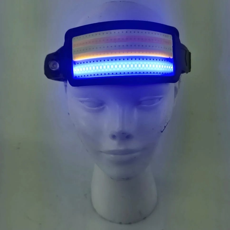 Linterna de cabeza recargable con sensor y baterías - imagen 4