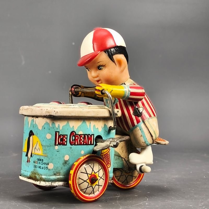 Carrito de helado vintage de juguete - imagen 7
