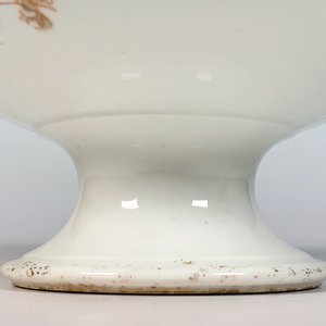 Plato de Porcelana Limoges con Pie Central para Masas, Decoración Floral - imagen 2