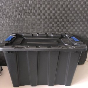 Par de Cajas Organizadoras Apilables WADFOW Negro 55 Litros - imagen 2