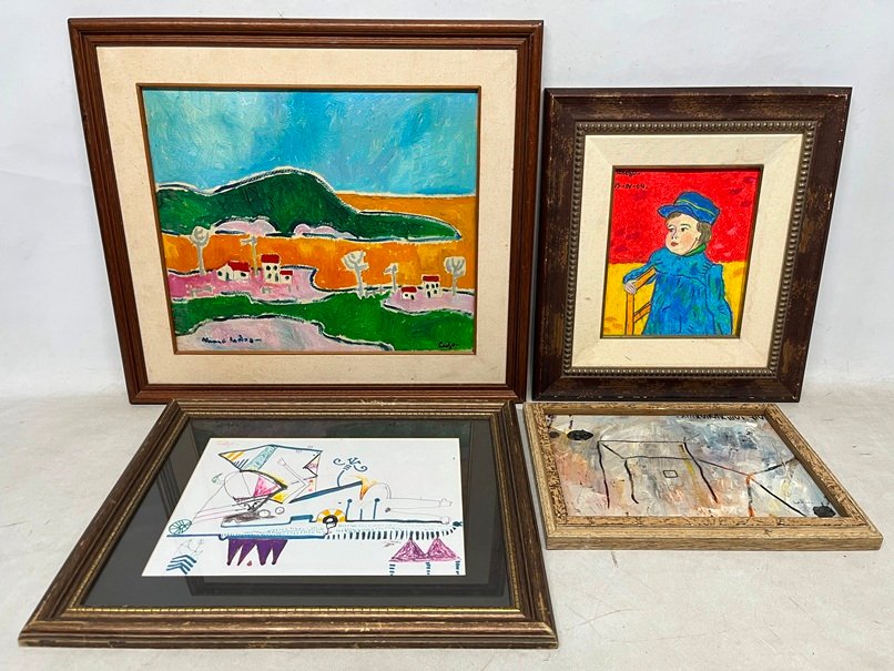 Lote siguiente: Pintura de Alvaro Ardao 'Sin titulo'