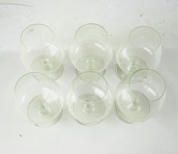 Copas de vino talladas para coñac - imagen 2