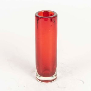 Lote siguiente: Florero Cilindrico de Cristal Rubí