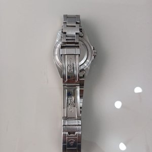 Réplica Reloj Rolex Submariner Date Acero Esfera Negra Bisel Verde - imagen 8