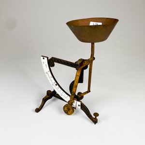 Balanza antigua de cartas ,altura 26 cm - imagen 2