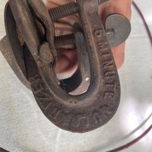Bocina Antigua de Bicicleta y Vulcanizadora Satler - imagen 7