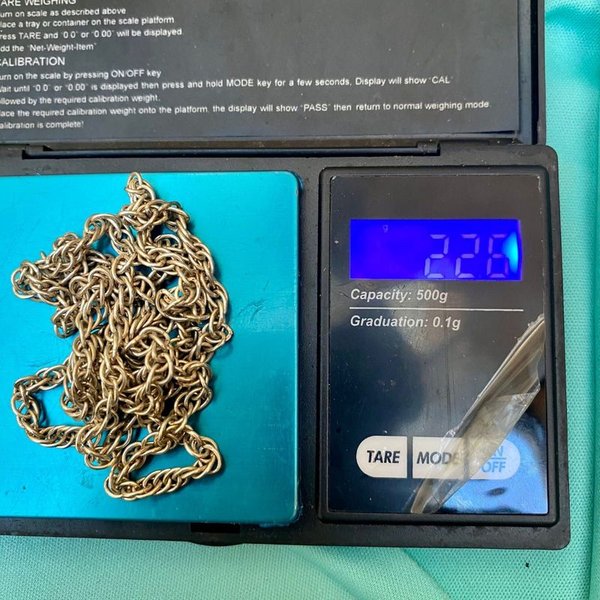 Cadena de plata con detalles y características - imagen 6