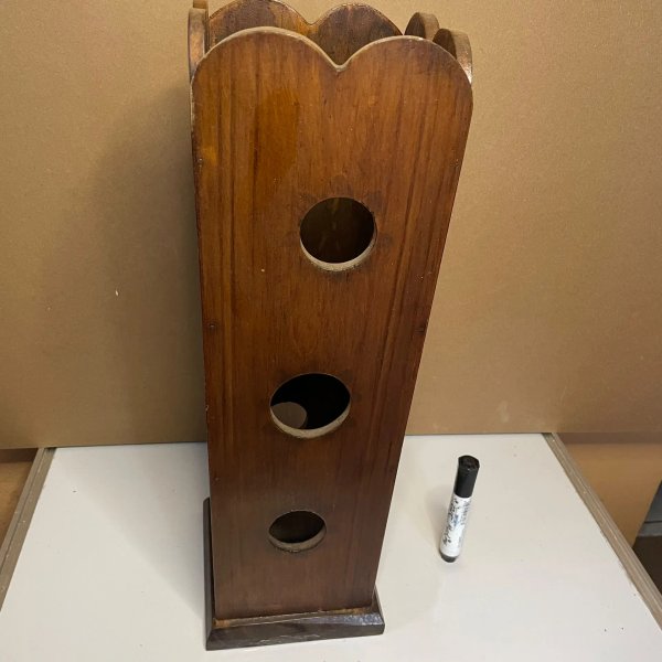 Porta Paraguas de Madera Estilo Clásico