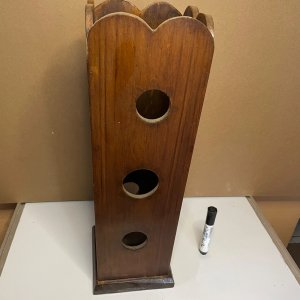Porta Paraguas de Madera Estilo Clásico - imagen 1