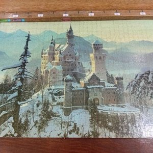 Par de Puzzles Completos Plastificados: Castillos y Paisajes Nevados - imagen 6