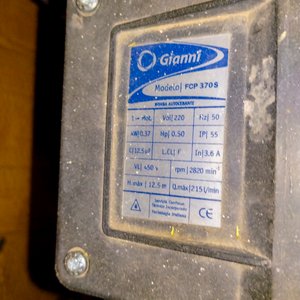 Bomba de Agua para Piscina Gianni FCP 370S 0.50 HP - imagen 5