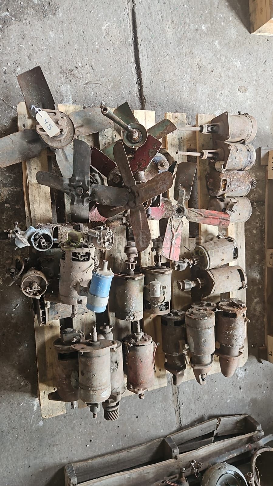 Lote de Motores y Ventiladores Antiguos para Repuestos o Restauración