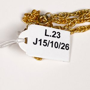 Cadena Tourbillon Enchapada Oro 58 cm - imagen 5