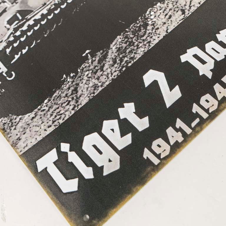 Chapa litografiada de Tanqie Tiger Z panzr 1941-1945 - imagen 2
